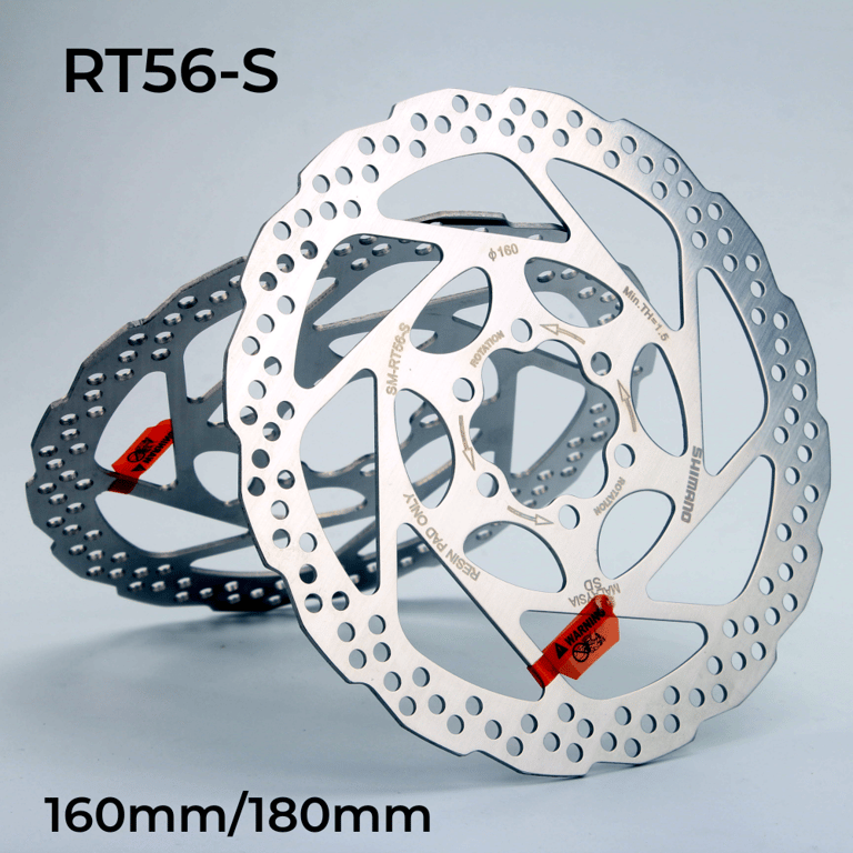 ZEROING RT56-S 6 Bolt Brake Disc - Efficient Cooling Design, Premium Stainless Steel Construction, 160mm/180mm Sizes, 6-Bolt Mounting System - Ideal for Mtb, Road, and Folding Bicycles, Ensures Optimal Performance and Safety in Various Conditions
