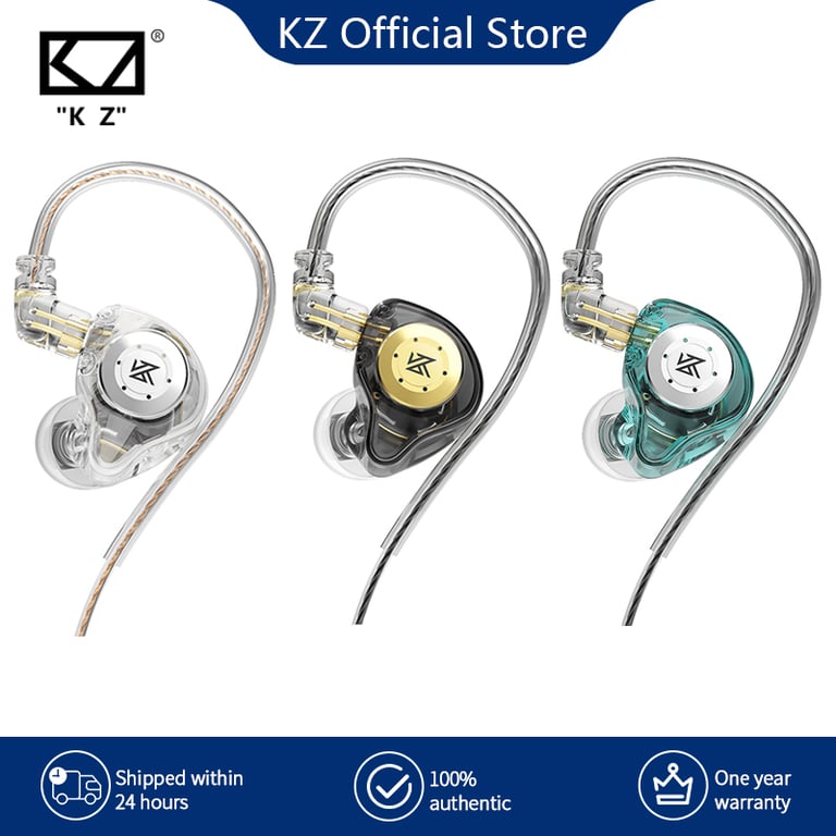 KZ EDX Pro Earphones - Immersive Bass, In-Ear Monitor Design, Noise Cancelling, HiFi Sound Quality - New Arrival for Audiophiles and Music Enthusiasts