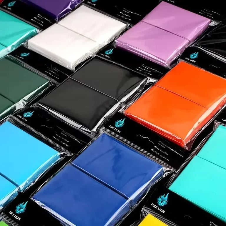 Premium Quality Matte Card Sleeves for Standard-Sized Trading Cards (66x91mm) - Durable, Tear-Resistant Deck Protectors for TCG Enthusiasts and Collectors - Smooth, Non-Reflective Surface for Optimal Visibility and Protection - Easy-to-Use Soft Sleeves for Long-Lasting Card Preservation