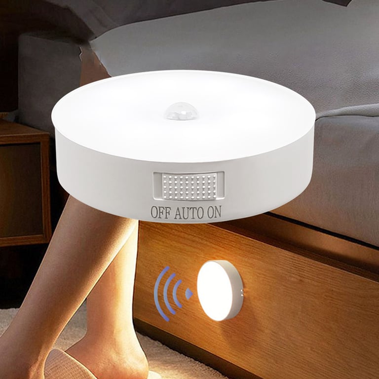 USB Rechargeable Motion Sensor Night Light with Adjustable Light Modes - Energy Efficient LED Lamp for Kitchen, Bedroom, Closet - Easy Installation & Versatile Placement - Stylish & Compact Design with Remote Control - Long-lasting Illumination for Eco-friendly Operation
