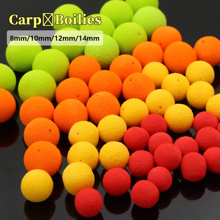 Premium Carp Fishing Bait Pop Up Boilies with Enhanced Buoyancy and Natural Flavors - Easy to Use Versatile Fishing Tackle for Hair Rig and Method Feeder Setups in Still Waters, Rivers, and Canals