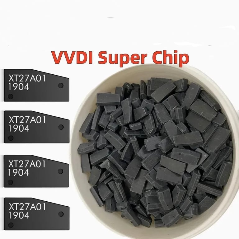 XT27A VVDI Super Chip - Versatile Transponder Compatibility for ID46, ID40, ID43, ID4D, ID8C, ID8A, T3, ID47 - High-Quality Construction - 5/10/20/50/100 Pieces Options - Easy Programming & Installation - Enhanced Security Features - Professional Locksmith & DIY Enthusiast