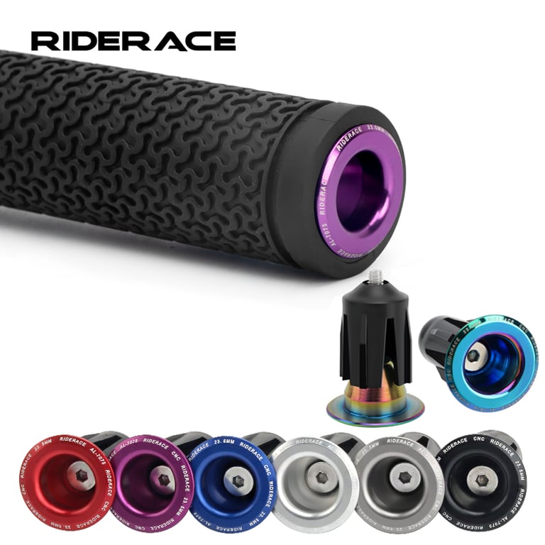 Premium Aluminum Alloy Bike Handlebar End Plugs for Enhanced Safety and Comfort - Multi-color Options, Easy to Install, Universal Compatibility