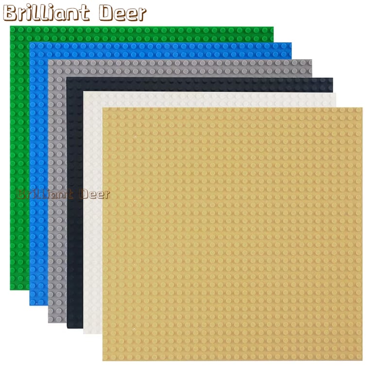 Premium ABS Plastic Building Blocks Base Plate | Compatible with Major Brands | 32x32 and 32x16 Dots Design | Enhances Fine Motor Skills | Ideal Gift for Kids | Durable, Non-Toxic, Safe for Children | Versatile for City Figures, MOC, DIY Projects | Educational Toy for Creative Play