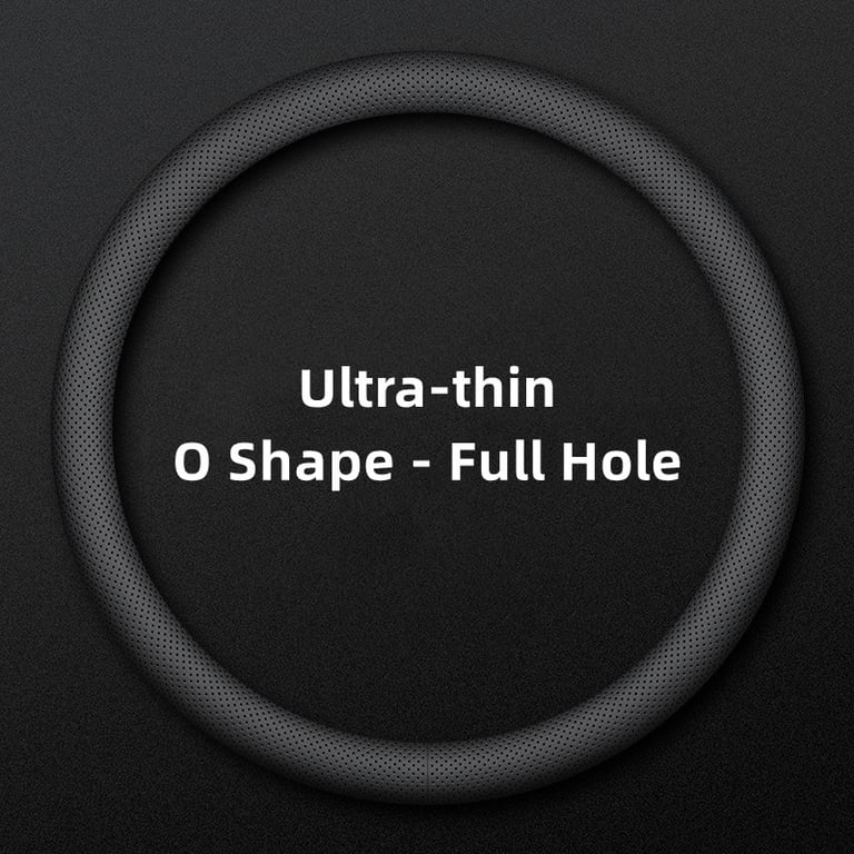 Ultra-Thin Breathable Car Steering Wheel Cover 37-38cm Universal Size | Enhanced Protection, Easy Installation, Breathable Design, Stylish Addition | High-Quality Material for Comfortable Grip, Reduced Hand Fatigue, Better Control | Prevents Wear and Tear, Maintains Clean Look, Versatile Accessory