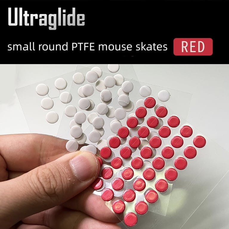 Ultraglide Small Round Dot PTFE Mouse Skates - ICE Control Speed Version for Enhanced Gaming Performance, Durable DIY Mice Glide Feet for Universal Compatibility and Easy Installation, Customizable Glide Experience for Ultimate Control and Speed in Esports