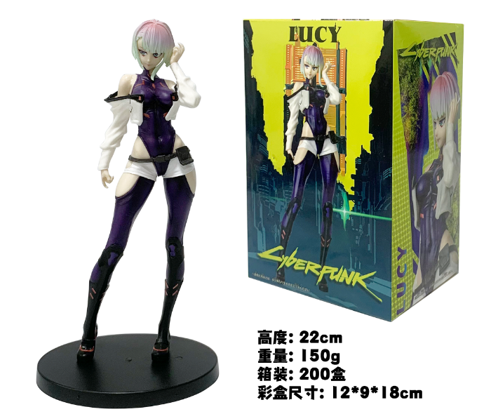 Cyberpunk Character Replicas: Lucy, Rebecca, David, Martinez & Johnny Silverhand Action Figures - High-Quality Materials, Articulated Joints, Collector's Edition Packaging - Perfect Gift for Fans of Cyberpunk Universe - Detailed, Poseable Figures for Display or Play