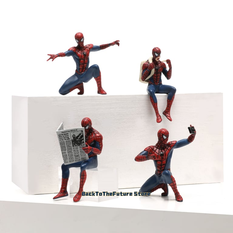 Hasbro Marvel Spider Man Superhero Spiderman Action Figure 7-9cm | High-Quality Durable Non-Toxic Material | Realistic Design | Articulated Poses | Perfect Children's Gift | Collectible Marvel Comics Toy Model for Imaginative Play and Display