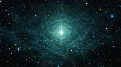 Nebula formation with particle-like structures