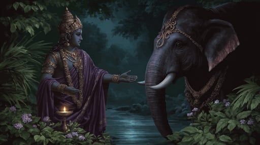 Serene transcendent awe