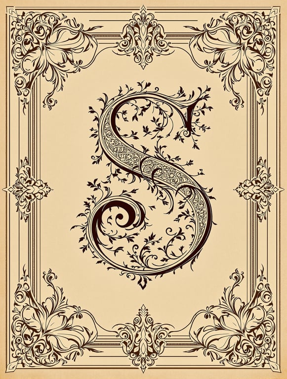 Elegance in Embroidery: The Sinclair Monogram