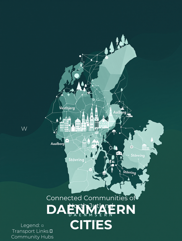 Geometric Journey Through Danish Cities