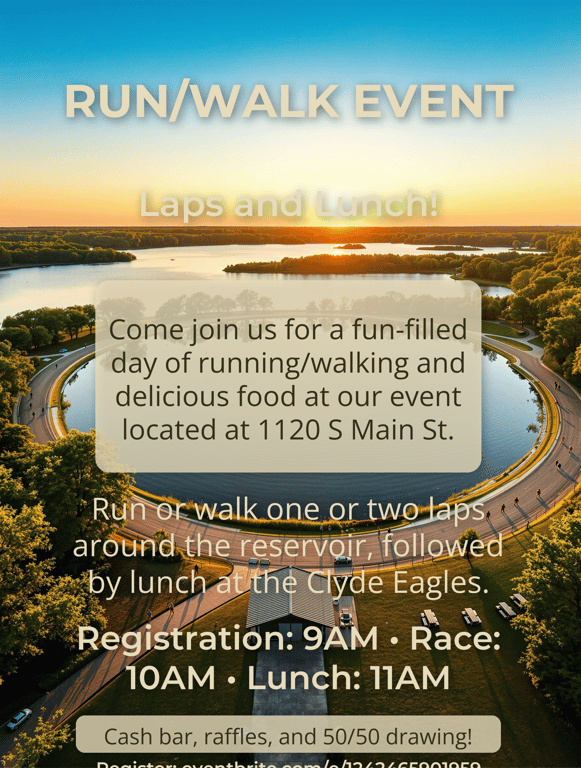 Run, Walk & Dine at Racoon Creek!