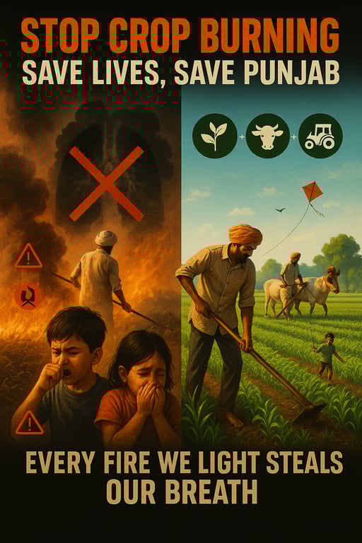 Breathe Life: A Call to Action Against Stubble Burning