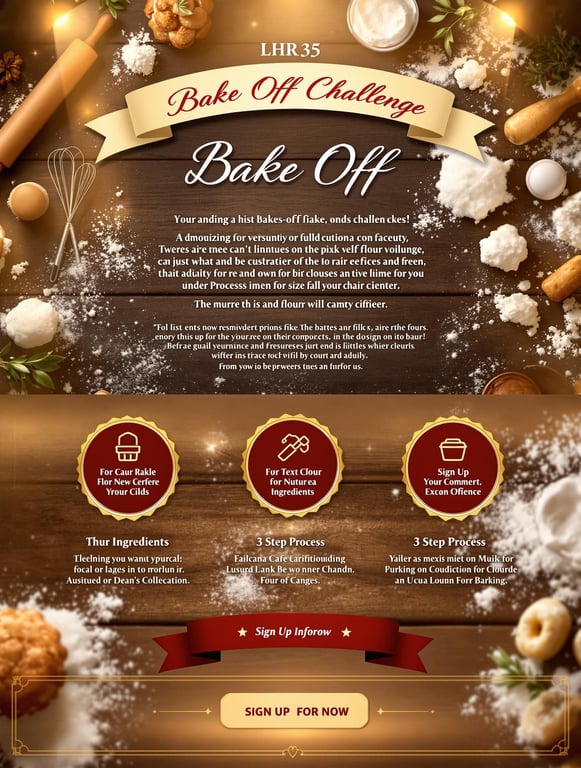 LHR35 Bake Off Challenge
