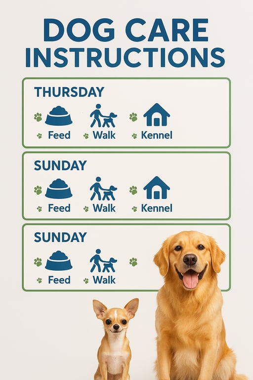 Biscuit & Trixie's Weekend Care Guide