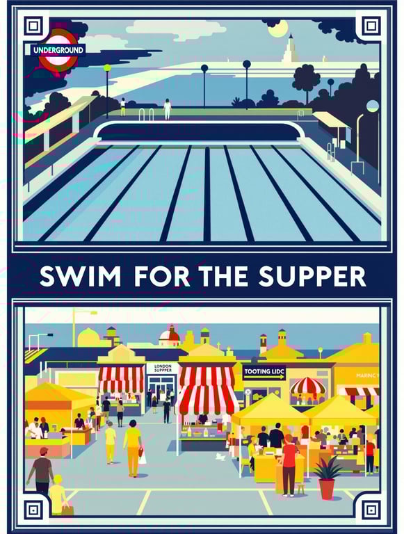 Swim for Your Supper at Tooting