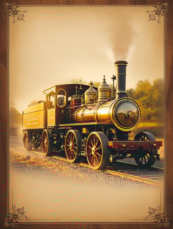 Chugging Through History: The John Fowler Steam Road Locomotive