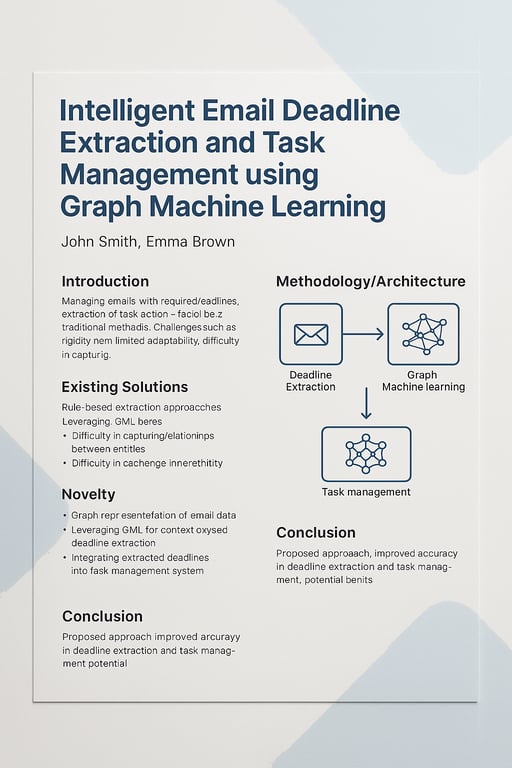 Transforming Email Management: Graph ML-Powered Deadline Extraction