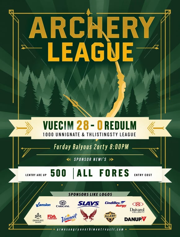 Archery League Event Details