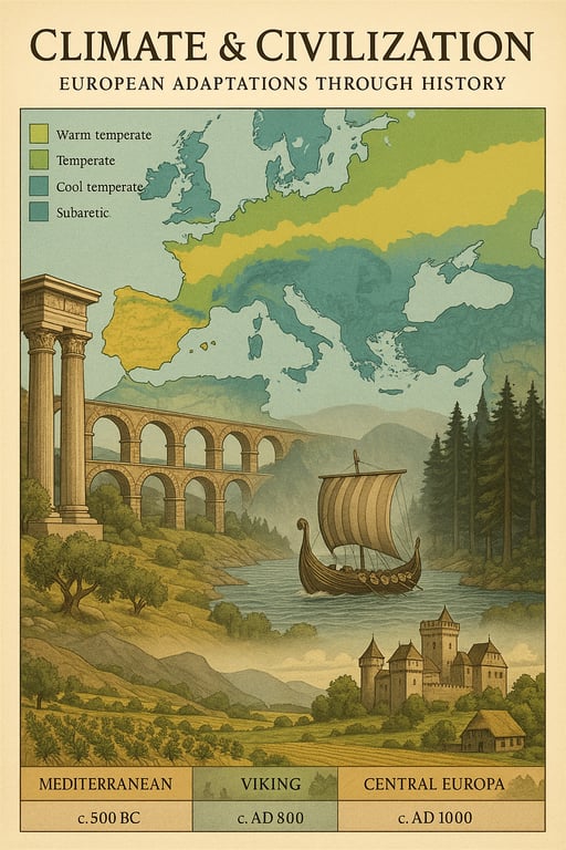 Climate & Civilization: A Timeline of European Adaptations