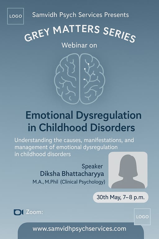 Navigating Emotions: Understanding Childhood Dysregulation