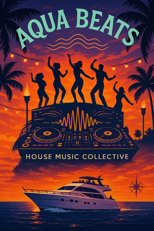 Sunset Vibes: A House Party on the Waves