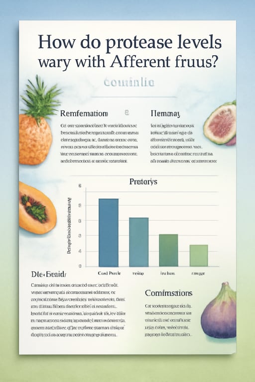 Fruitful Proteins: The Power of Proteases in Tropical Fruits