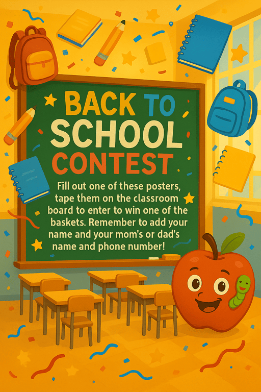Back to School Basket Bonanza!