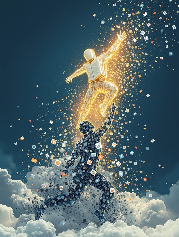 Triumph of Knowledge: A Symbolic Struggle with Social Media