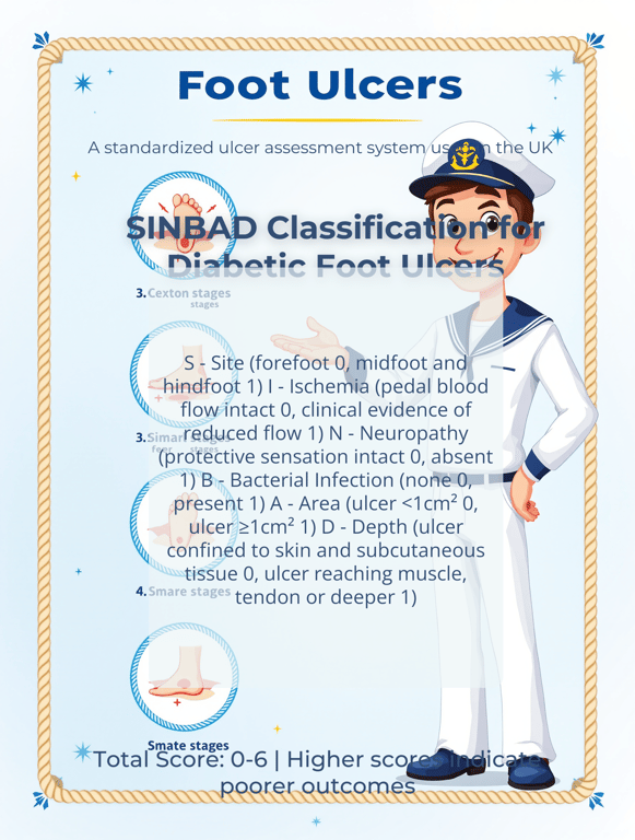 Navigating the Sinbad Sea: Ulcer Classification Explained