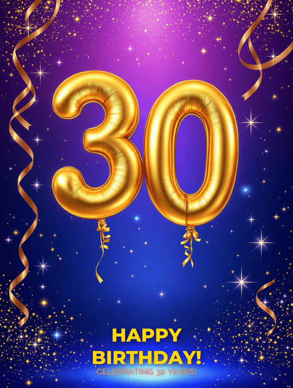 Cheers to 30 Years!