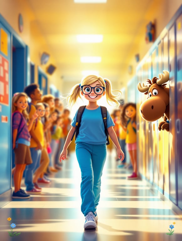 Vote for Elle: The Ultimate Hallway Adventure!