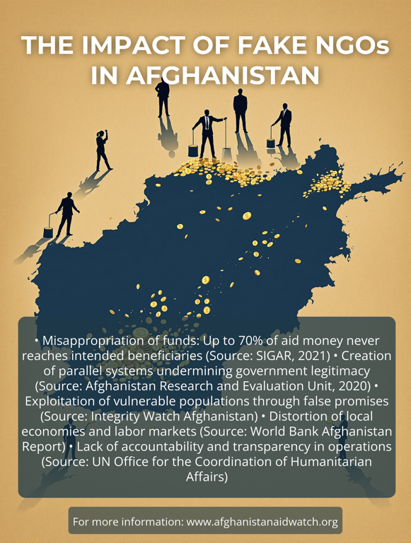 Unmasking Intentions: The Impact of Fake NGOs in Afghanistan