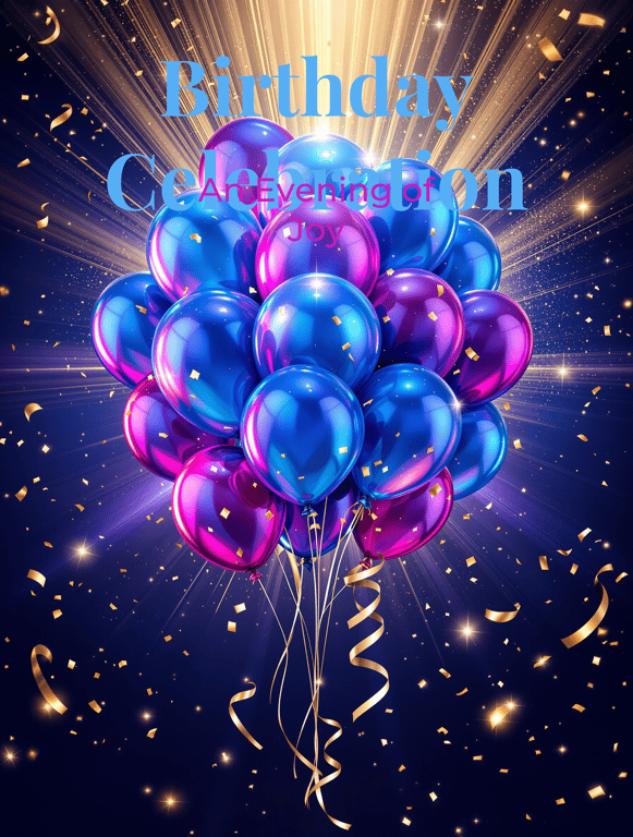 Happy Birthday Celebration Poster