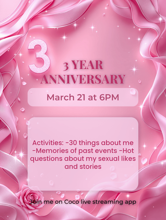 Pink Passion: 3 Year Streaming Celebration!