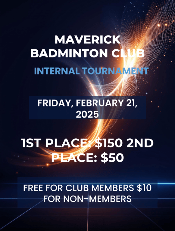 Smash into Action: Maverick Badminton Showdown!