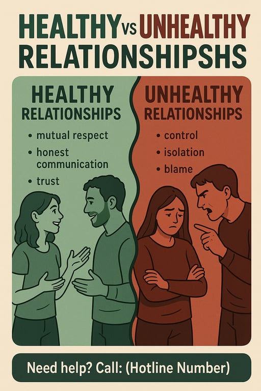 Navigating Love: Healthy vs. Unhealthy Relationships