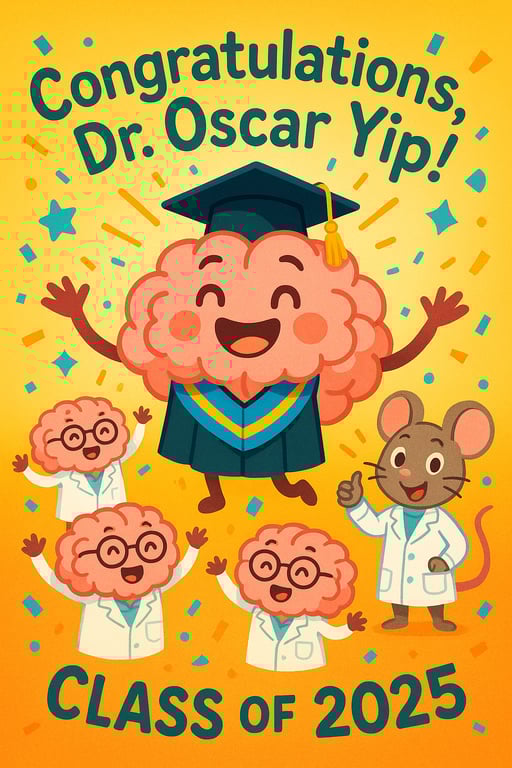 Brainy Celebrations: Cheers to Dr. Yip!
