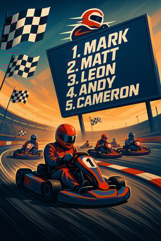 Karting Champions: Team Line-Up