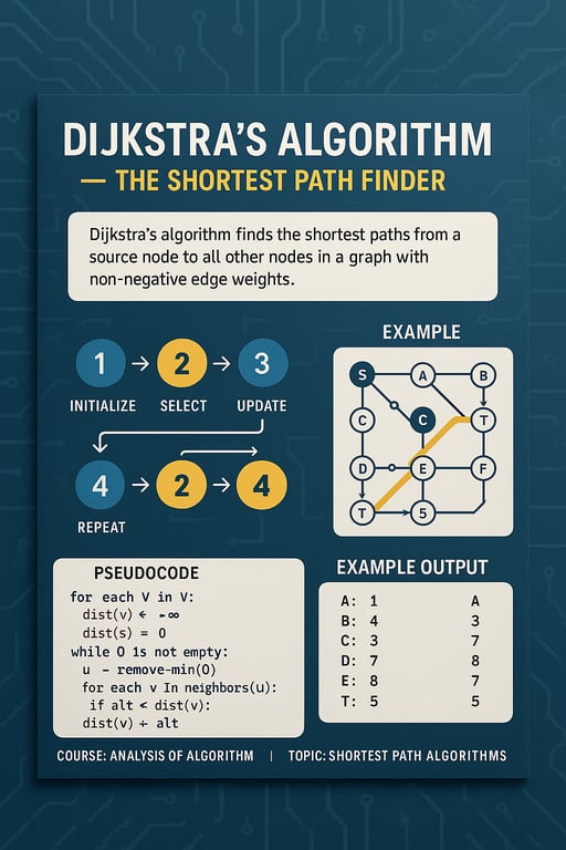 Navigate Your Network: Dijkstra’s Algorithm Unplugged