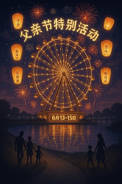 父亲节欢乐嘉年华：丹东之眼摩天轮公园