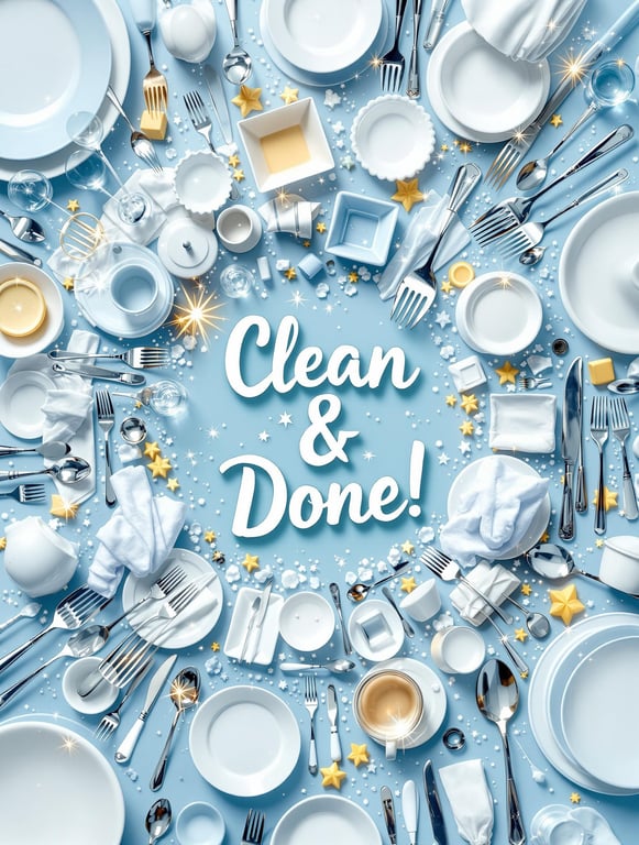 Clean & Done Promotional Poster