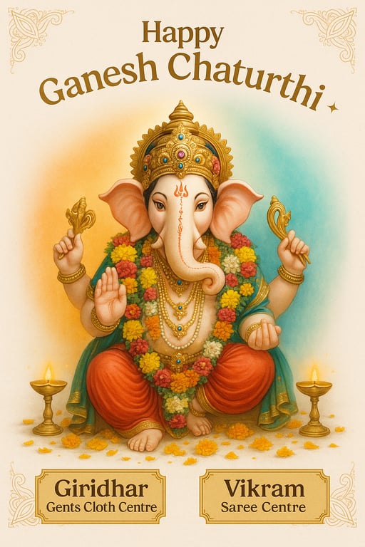 Celebrate Ganesh Chathurthi with Us! 🎉