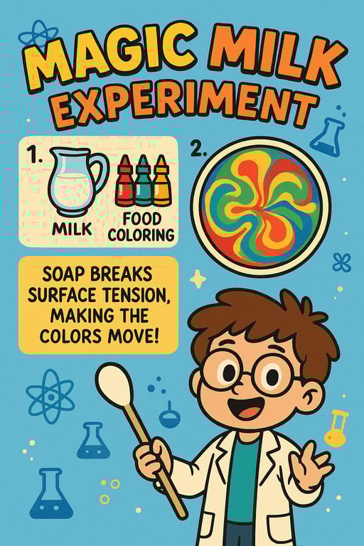Swirls of Science: The Magic Milk Experiment