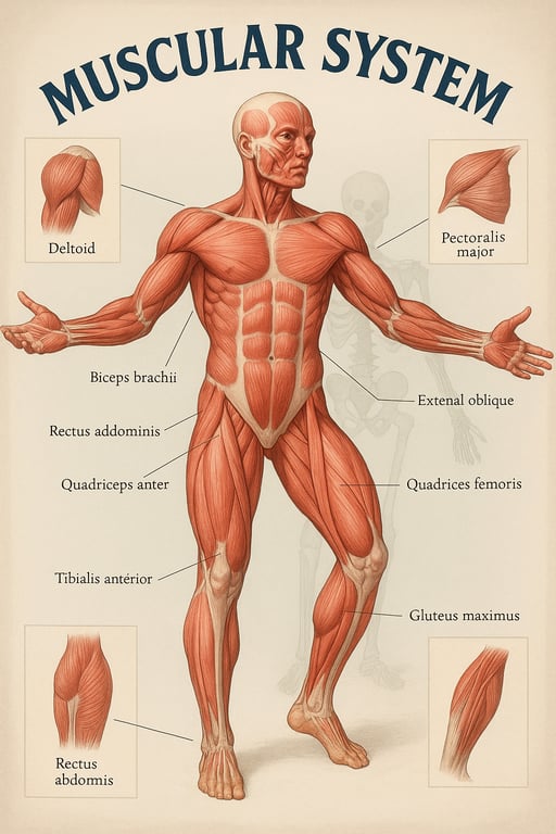 Educational Information - Human Anatomy Chart