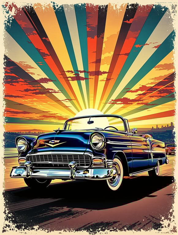 Revving Through Time: A Vintage Car Show