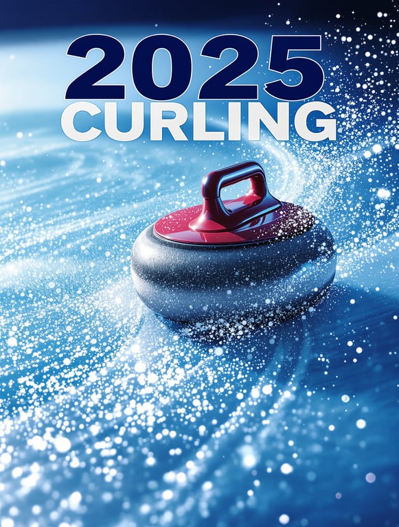 Curling Bonspiel Tournament Poster