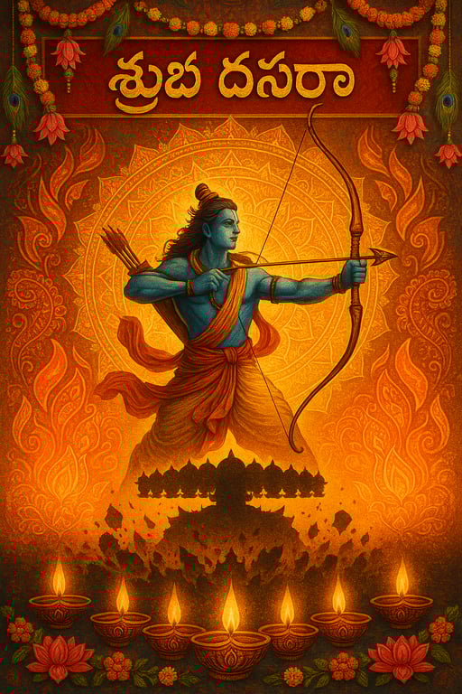 Victory of Good Over Evil - Happy Dussehra!