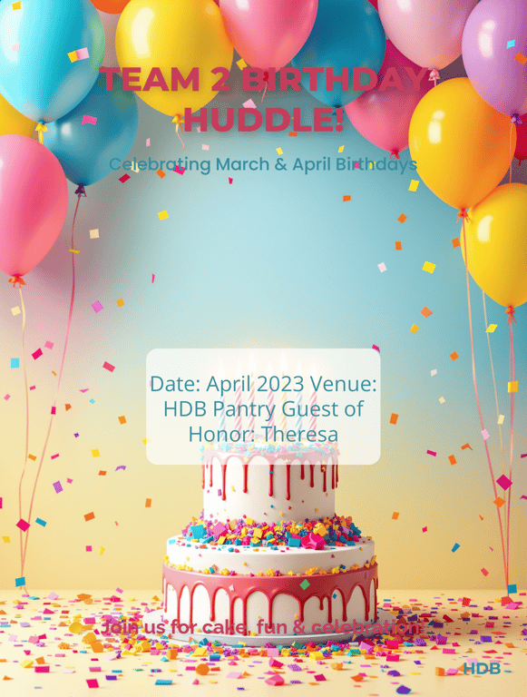 March & April Birthday Bash!